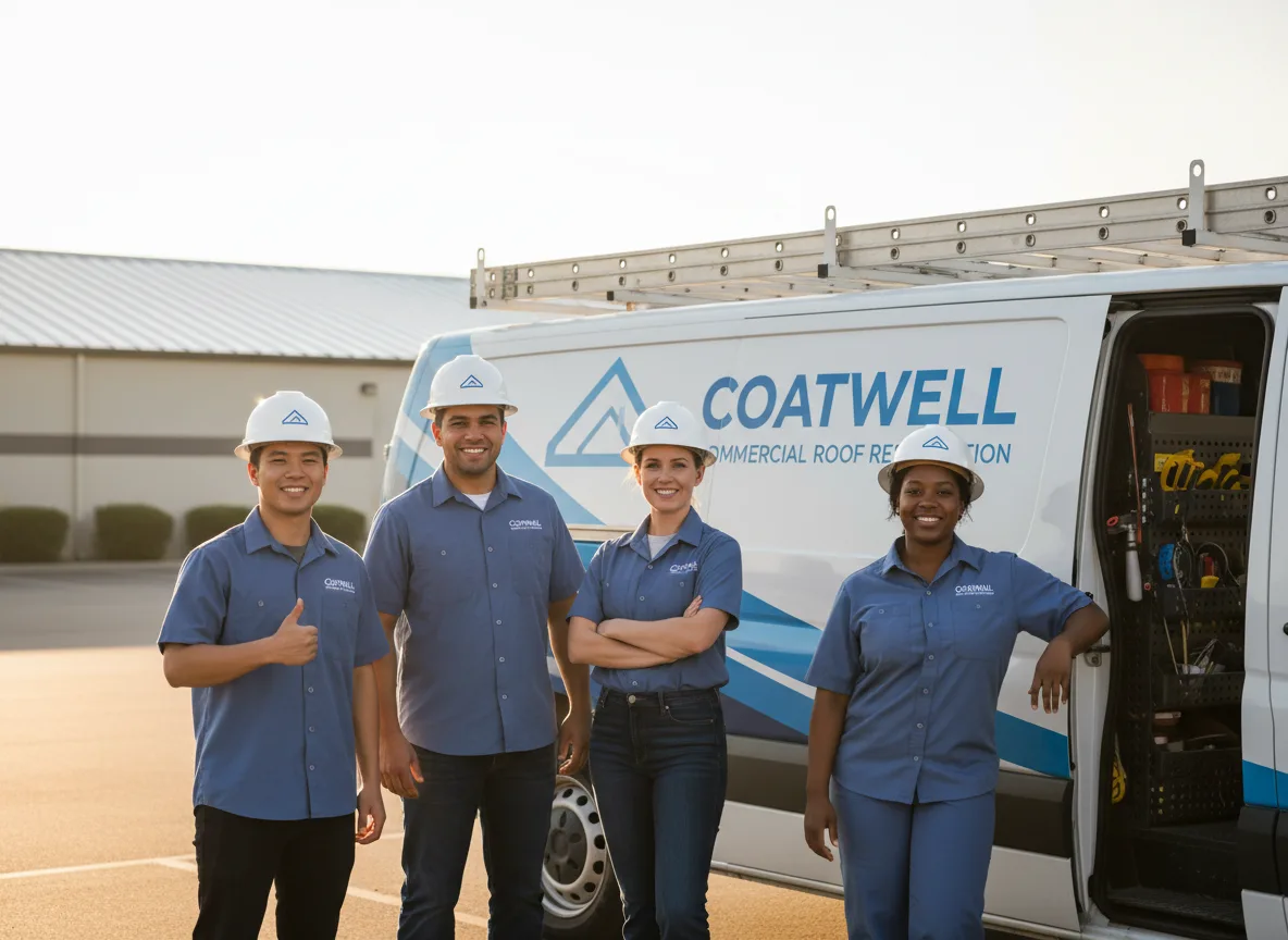 Commercial roof coating company in Peck, KS